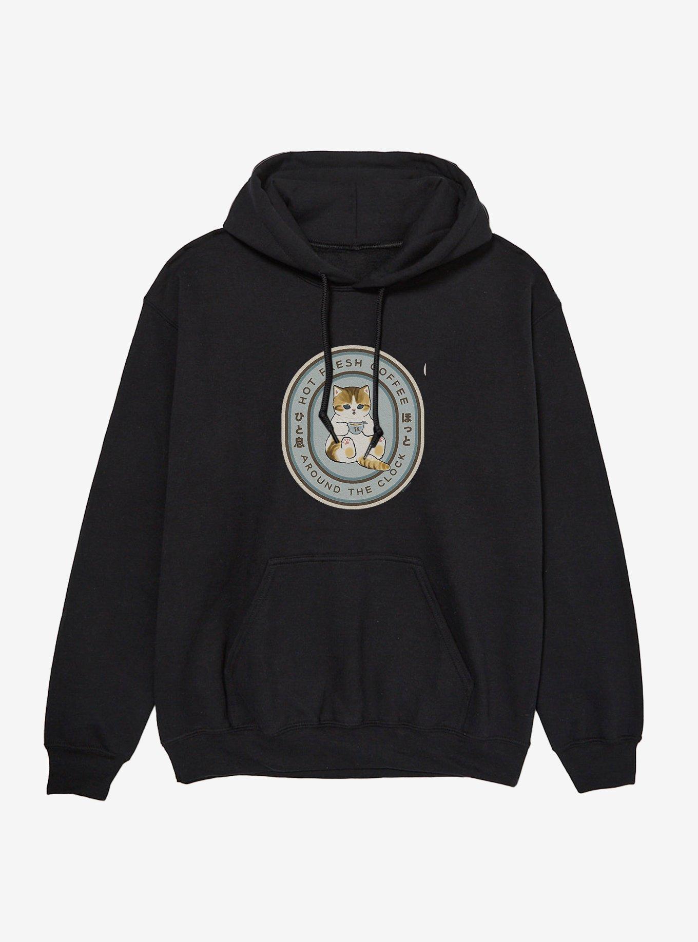 Mofusand Hot Fresh Coffee Around The Clock Hoodie, , hi-res
