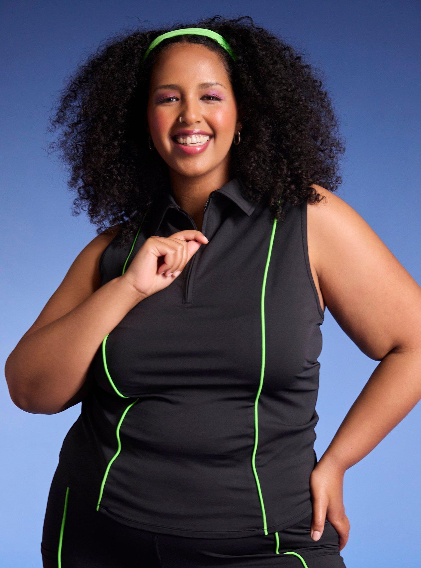 Her Universe Star Wars Quarter Zip Athletic Tank Top Plus Size Her Universe Exclusive, , hi-res