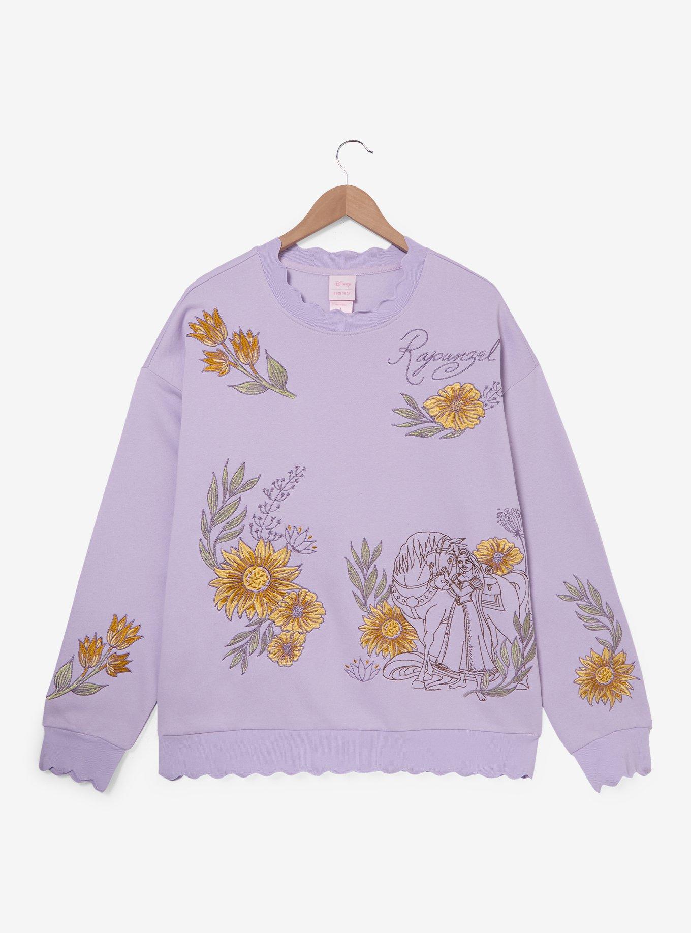 Disney Tangled Rapunzel & Maximus Women's Plus Size Crewneck &mdash; BoxLunch Exclusive, , hi-res