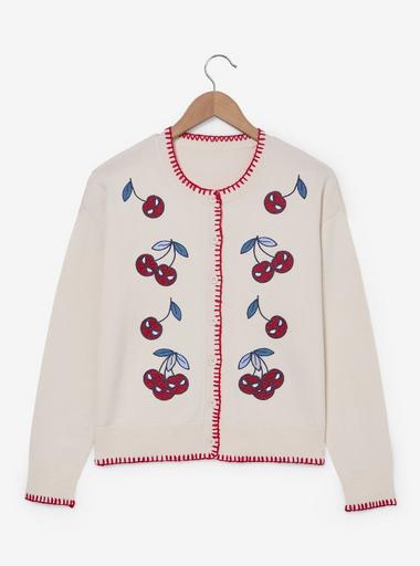 Marvel Spider-Man Mask Cherries Women's Cardigan - BoxLunch