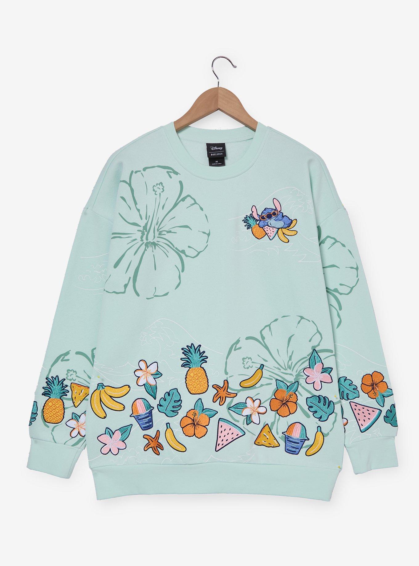 Disney Lilo & Stitch Tropical Fruit Crewneck &mdash; BoxLunch Exclusive, , hi-res