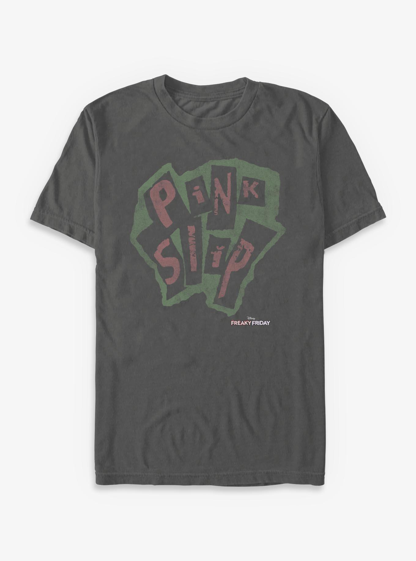 Disney Freaky Friday Pink Slip Logo Garment Dye T-Shirt, , hi-res