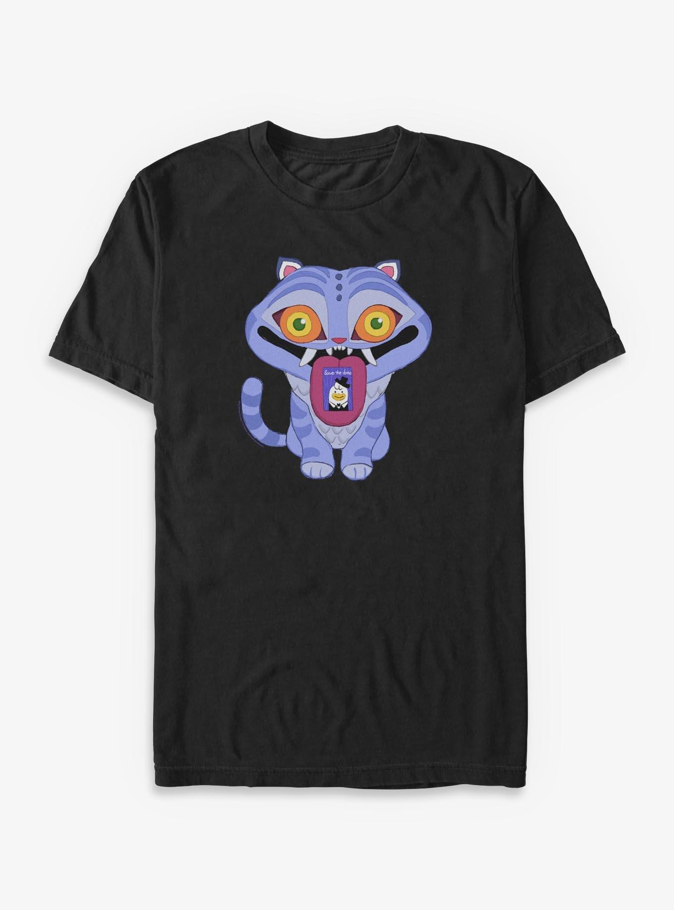 KPop Demon Hunters Chibi Derpy Tiger Save The Date Big & Tall T-Shirt, , hi-res