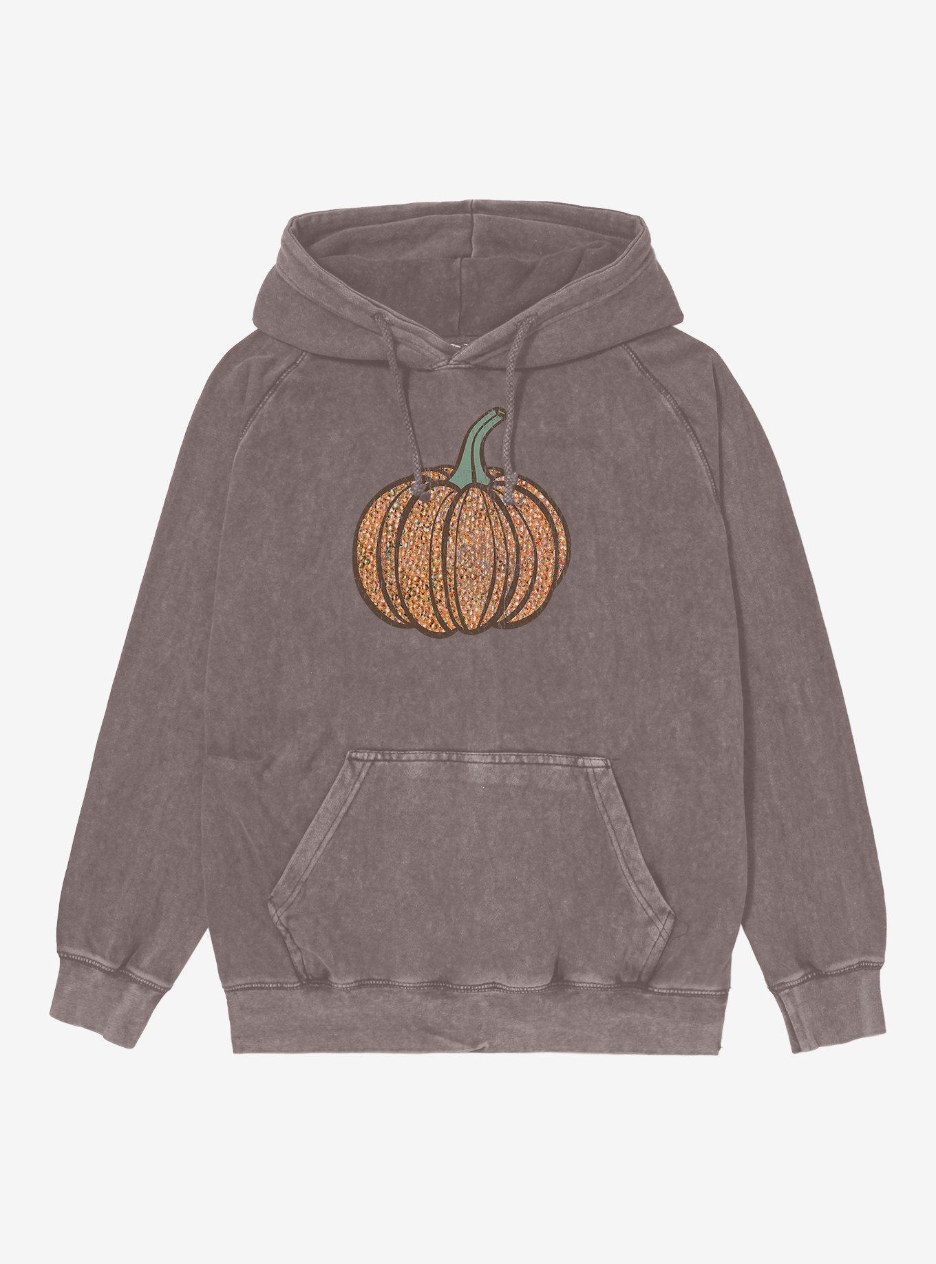 Fancy Pumpkin Mineral Wash Hoodie, , hi-res