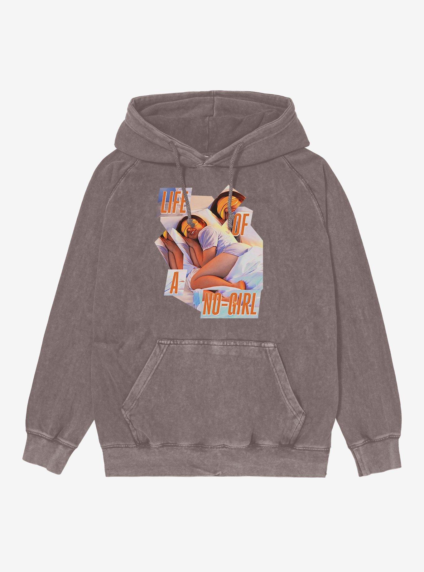 Life Of A No-Girl Mineral Wash Hoodie, , hi-res
