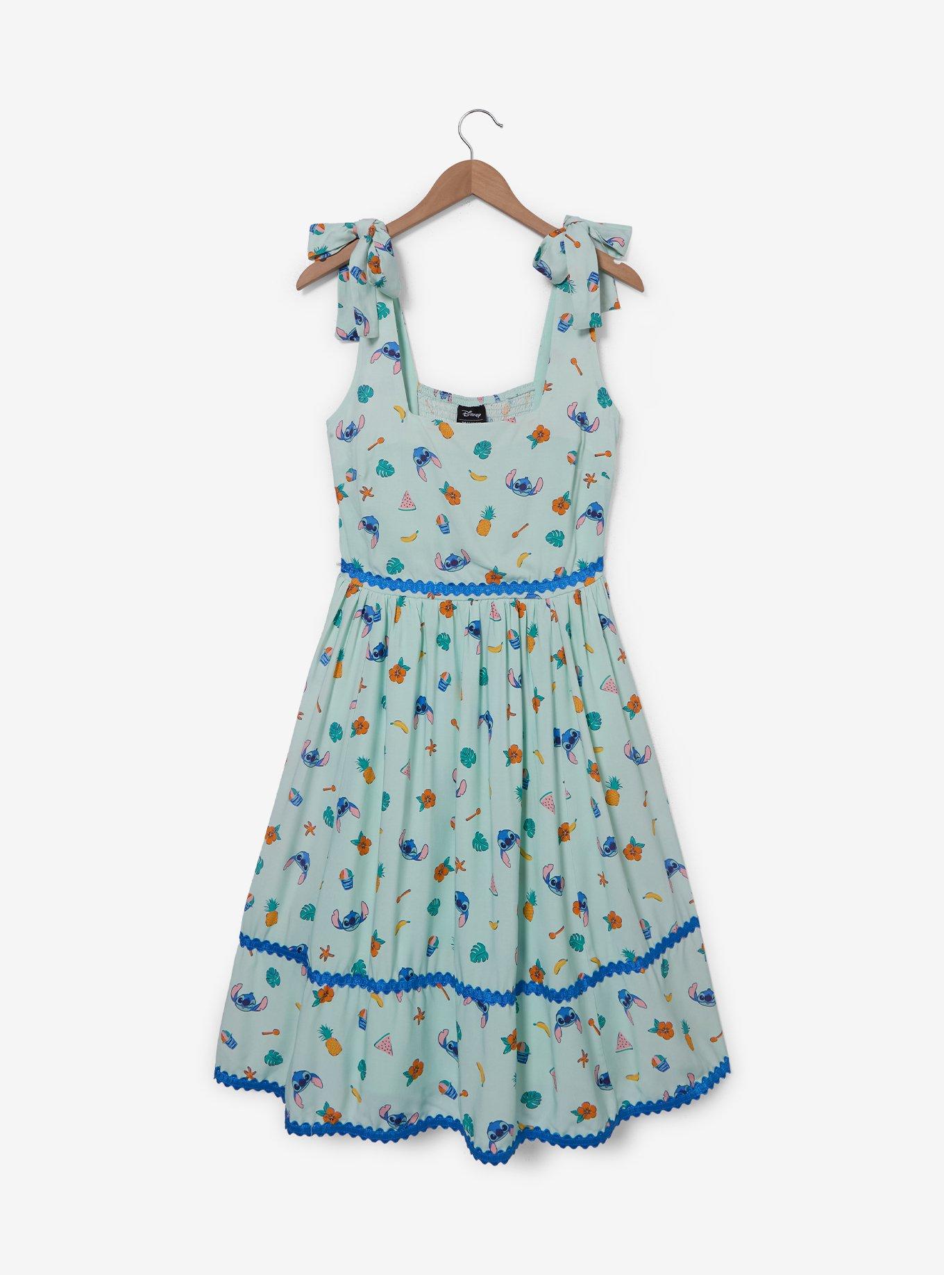 Disney Lilo & Stitch Fruit Allover Print Dress &mdash; BoxLunch Exclusive, , hi-res