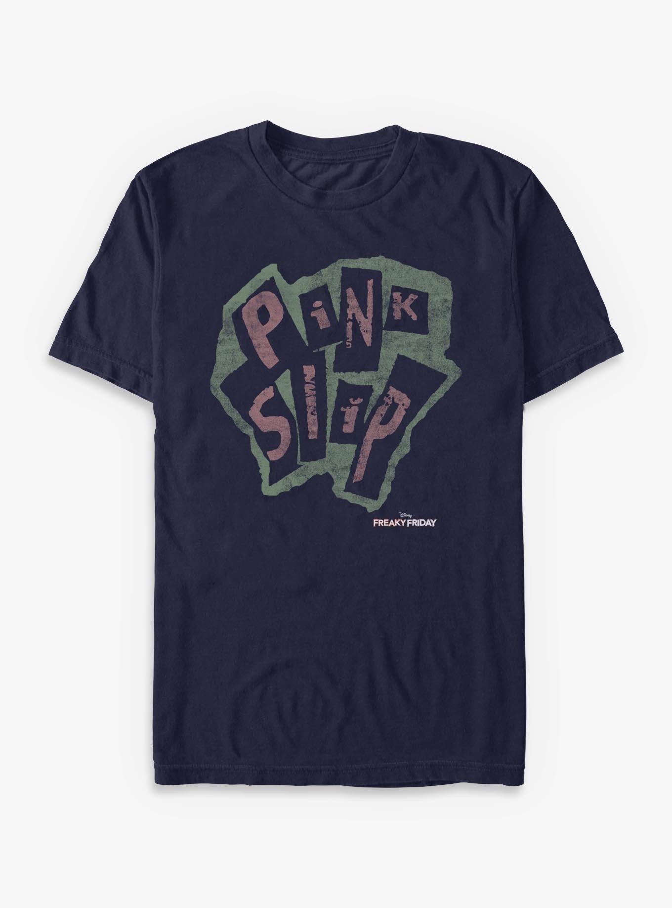 Disney Freaky Friday Pink Slip Logo T-Shirt, , hi-res