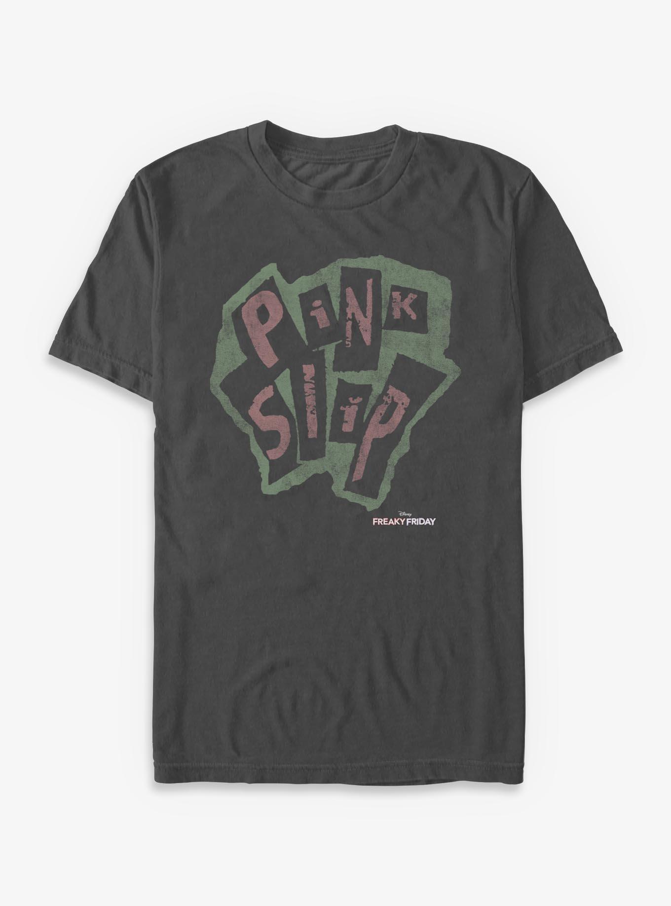 Disney Freaky Friday Pink Slip Logo T-Shirt