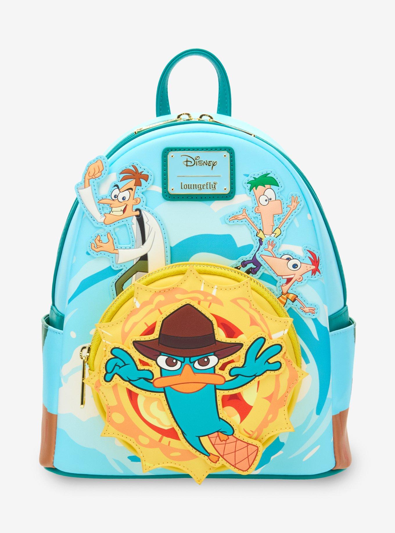 Loungefly Disney Phineas And Ferb Group Mini Backpack, , hi-res