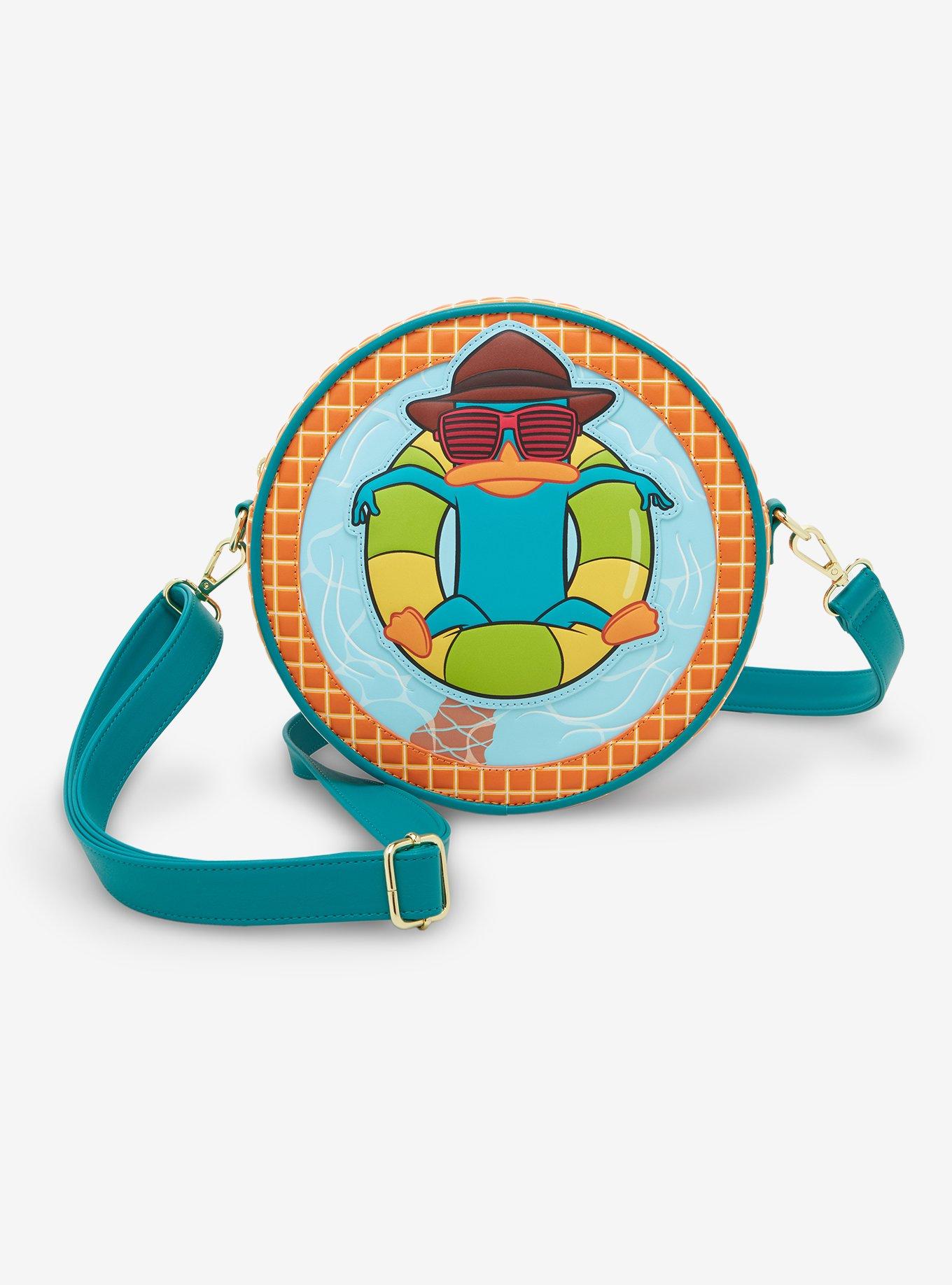Loungefly Disney Phineas And Ferb Perry The Platypus Pool Crossbody Bag, , hi-res