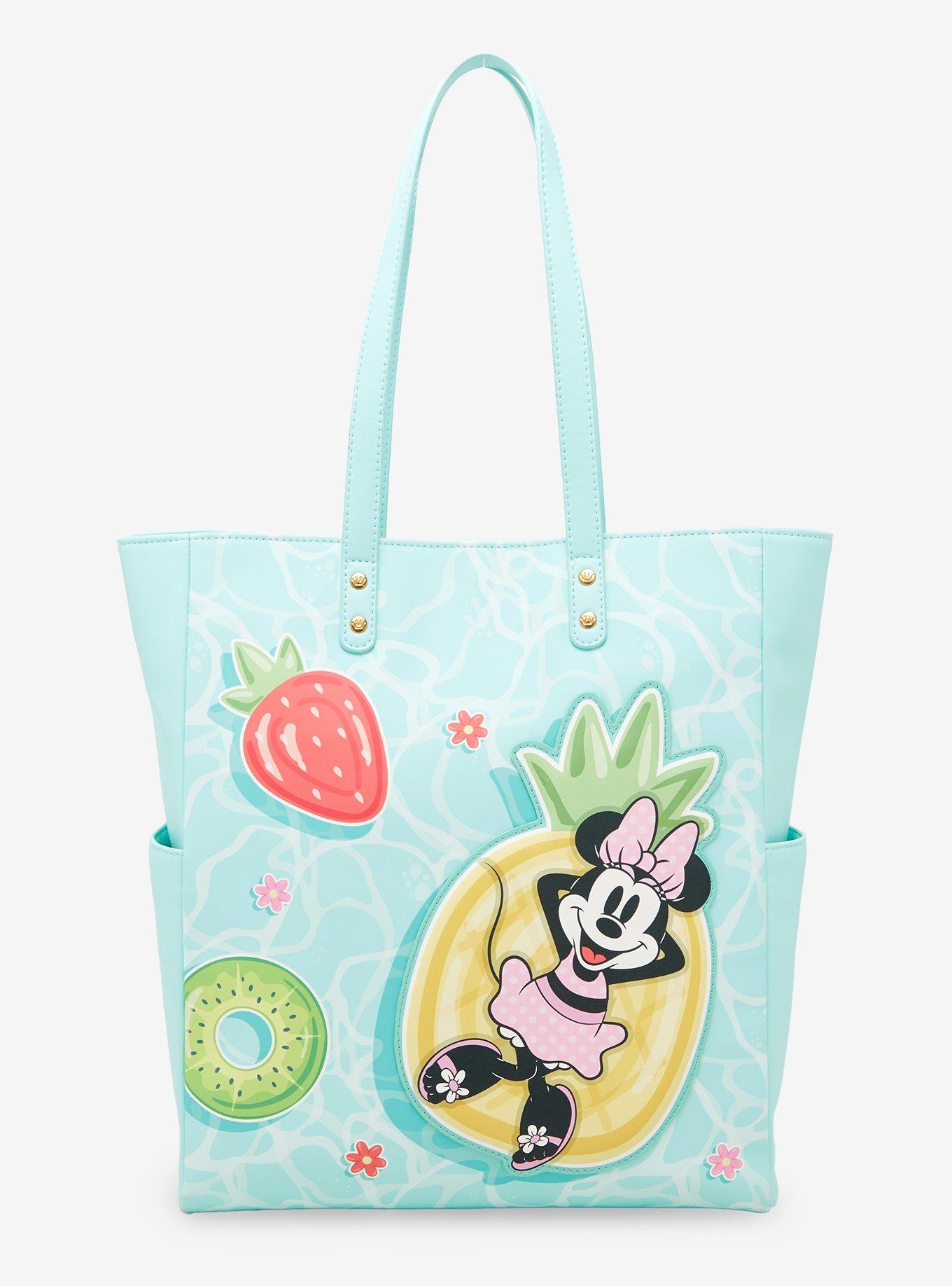 Loungefly Disney Mickey Mouse & Minnie Mouse Beach Tote Bag, , hi-res