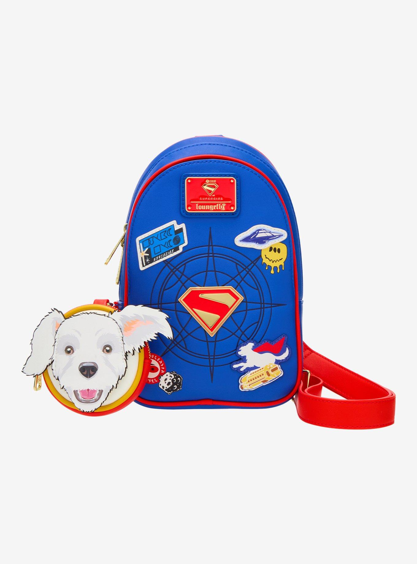 Loungefly DC Comics Supergirl Krypto Sling Bag With Coin Purse, , hi-res