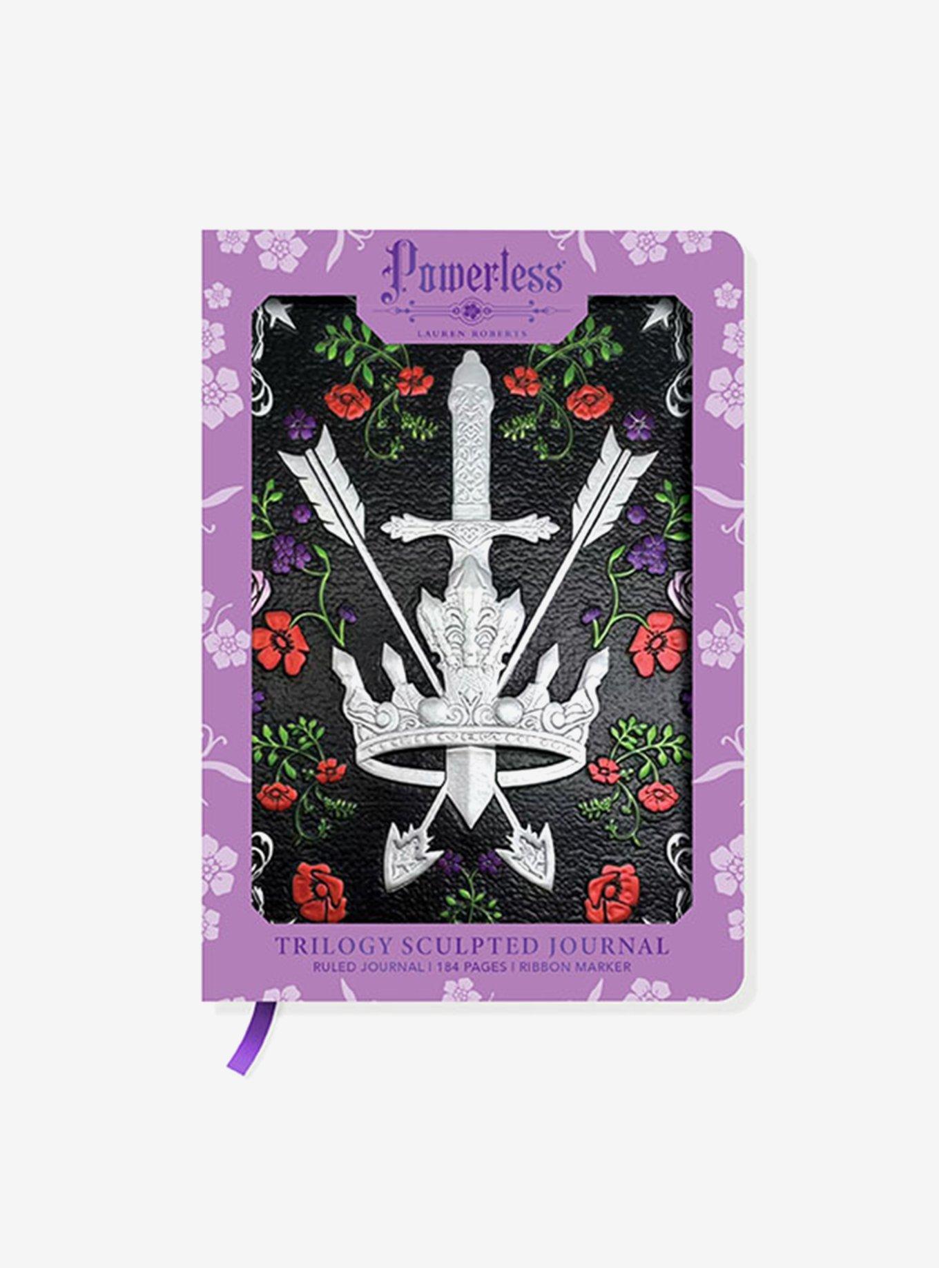 Lauren Roberts: Powerless Trilogy Sculpted Journal, , hi-res