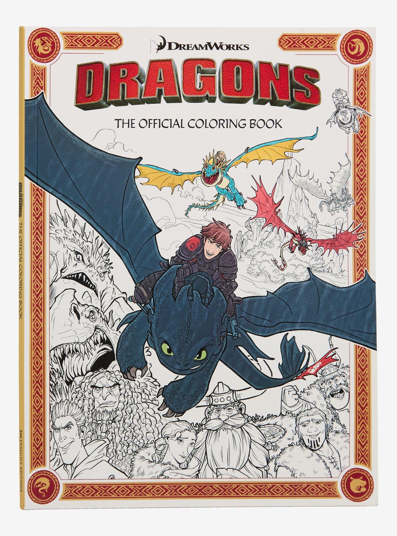 How To Train Your Dragon The Official Coloring Book, , hi-res