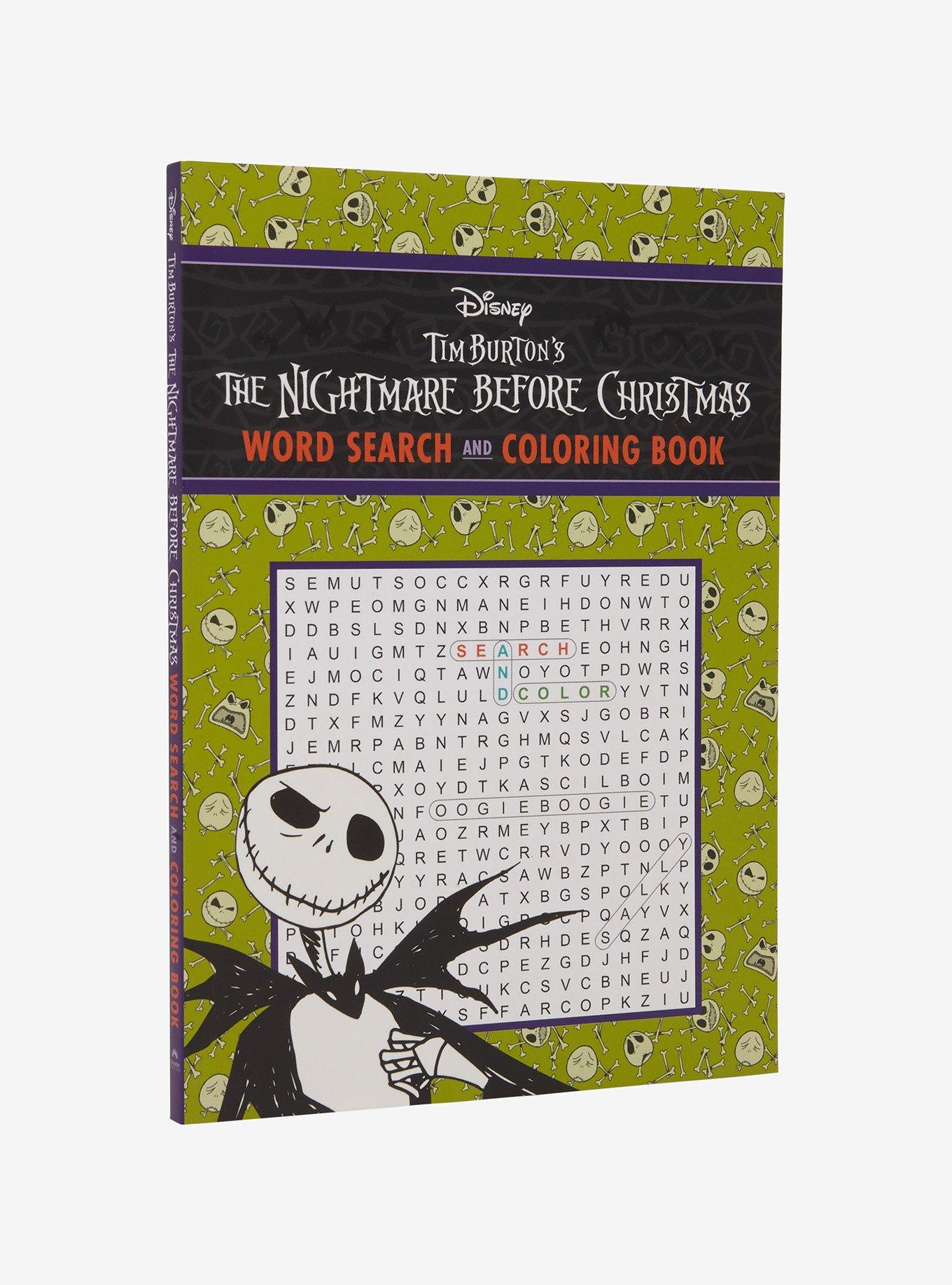 The Nightmare Before Christmas Word Search And Coloring Book, , hi-res