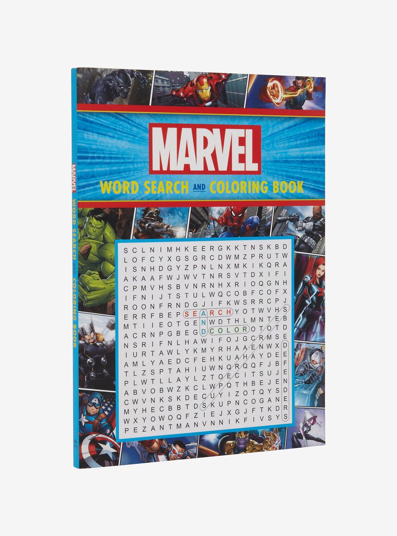 Marvel Word Search And Coloring Book, , hi-res