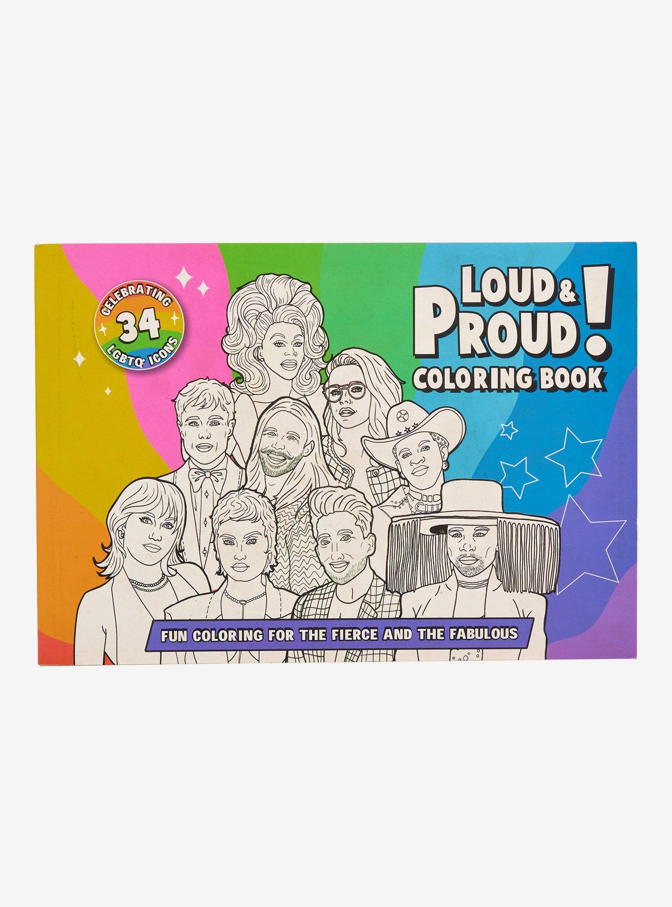 Loud & Proud! Coloring Book, , hi-res