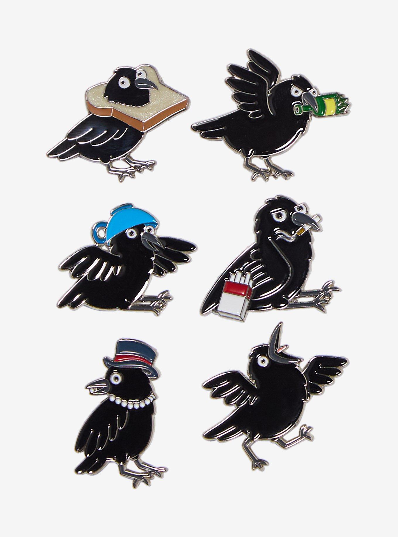 Naughty Crows Blind Box Enamel Pin Hot Topic Exclusive, , hi-res