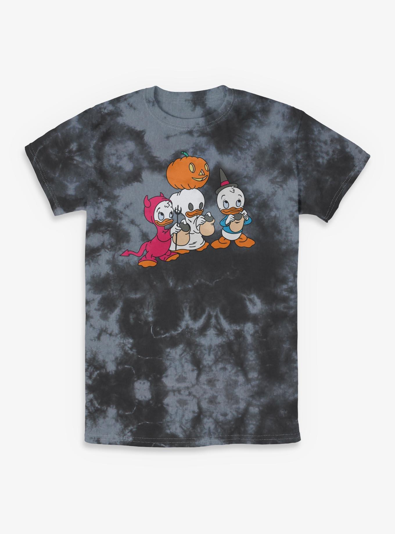 Disney Ducktales Huey Dewey Louie Trick Or Treating  Tie-Dye T-Shirt, , hi-res