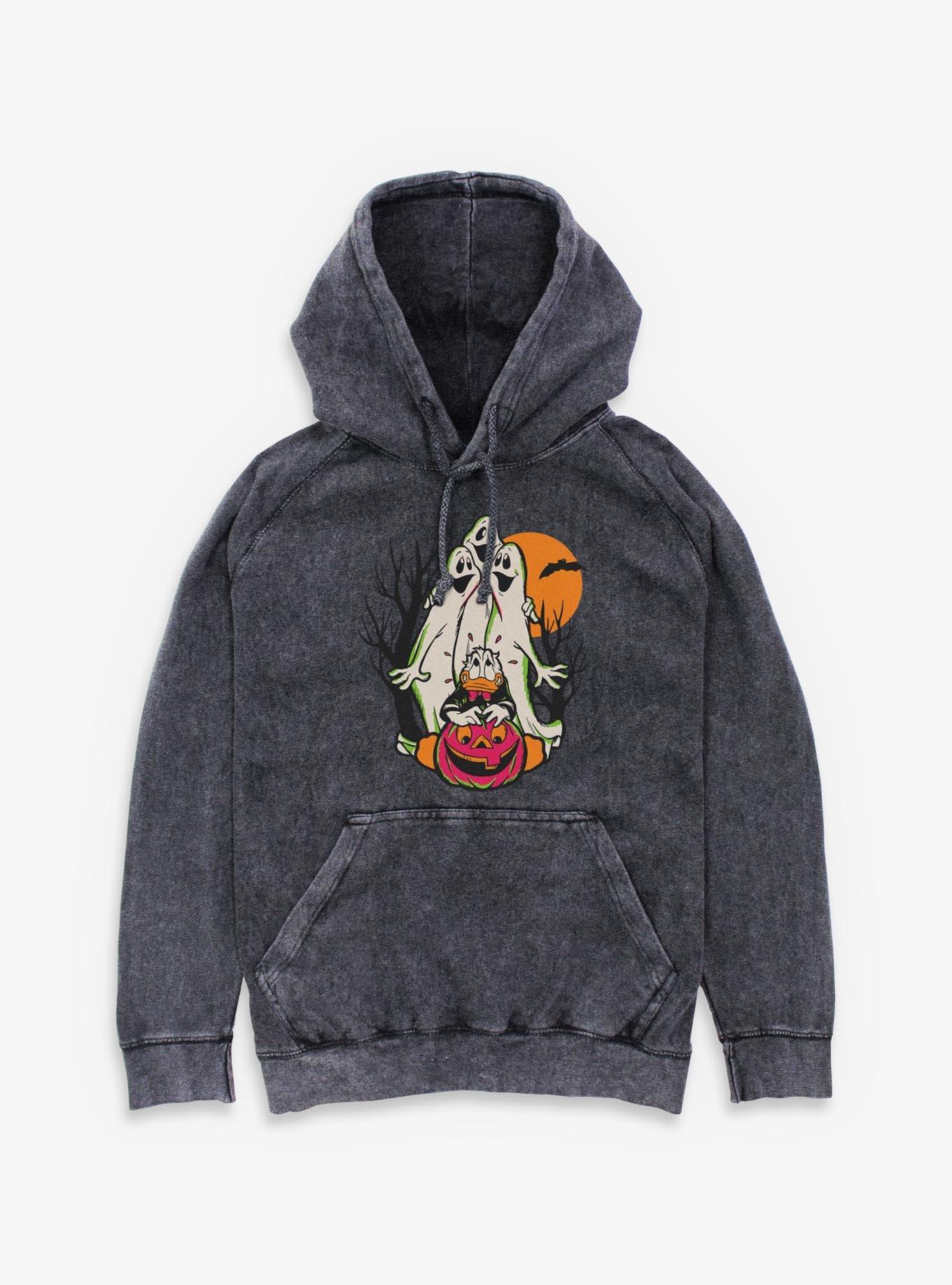 Disney Donald Duck Scared Donald Mineral Wash Hoodie, , hi-res