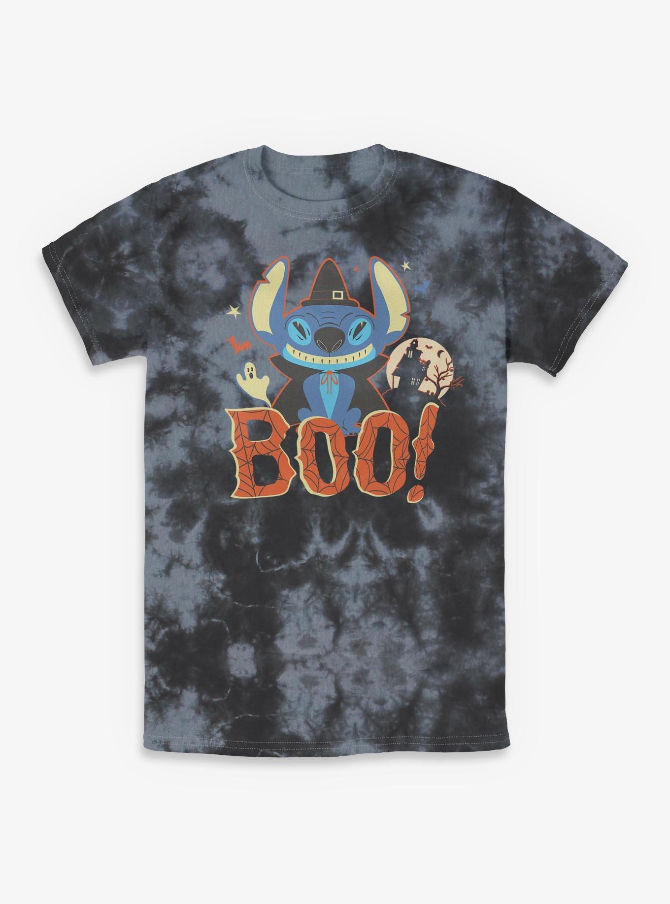 Disney Lilo & Stitch Boo Stitch Tie-Dye T-Shirt, BLKCHAR, hi-res