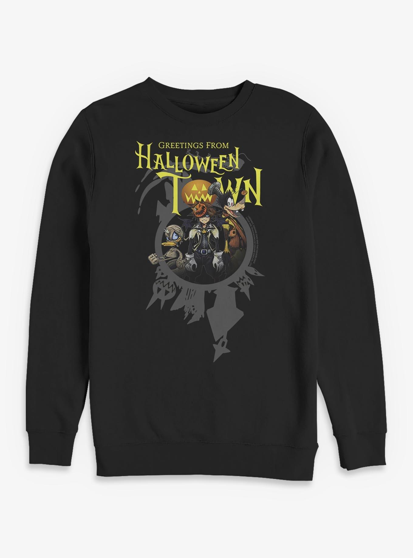 Disney Kingdom Hearts Greetings From Halloween Town Sweatshirt, , hi-res