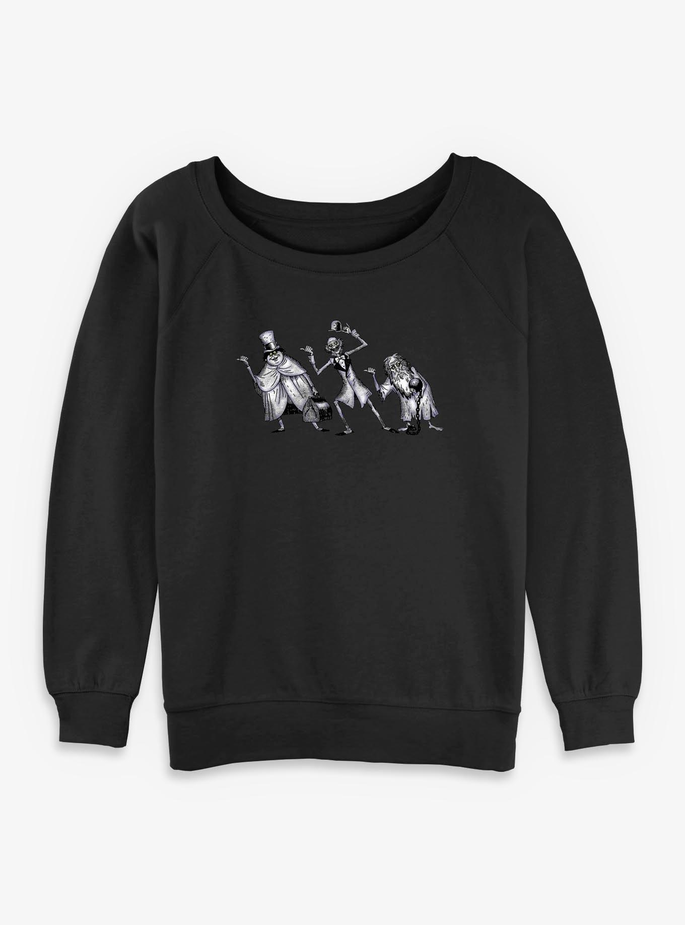 Disney Haunted Mansion Hitchhiking Ghosts Womens Slouchy Sweatshirt, , hi-res