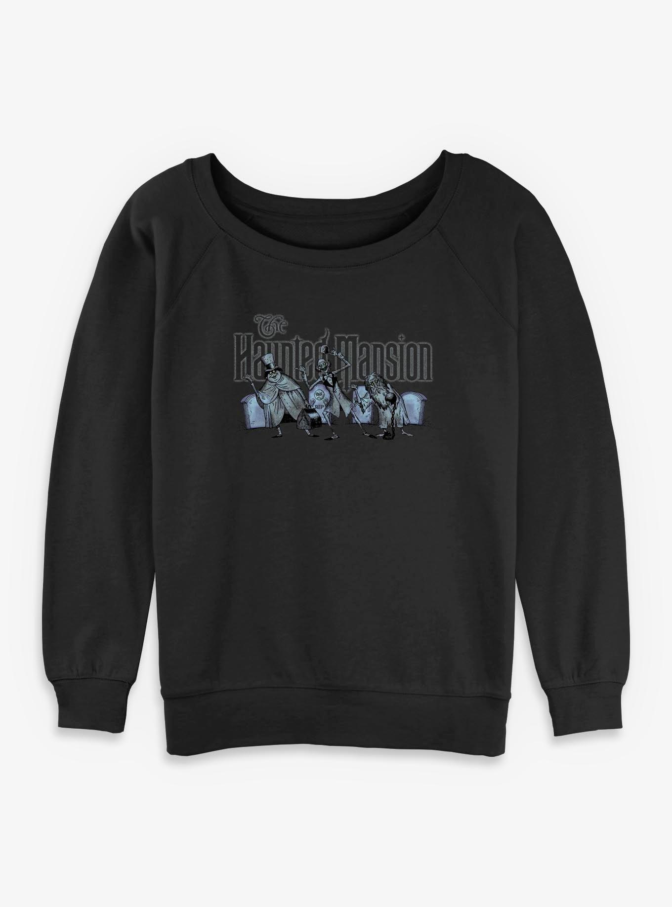 Disney Haunted Mansion Hitchhiking Ghosts Together Womens Slouchy Sweatshirt, , hi-res