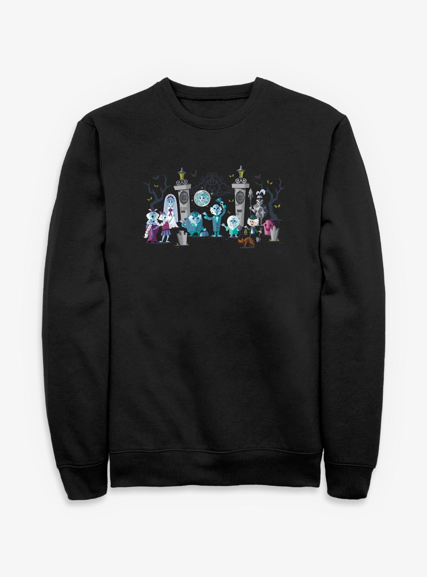 Disney Haunted Mansion Entrance Mansion Characters Sweatshirt, , hi-res