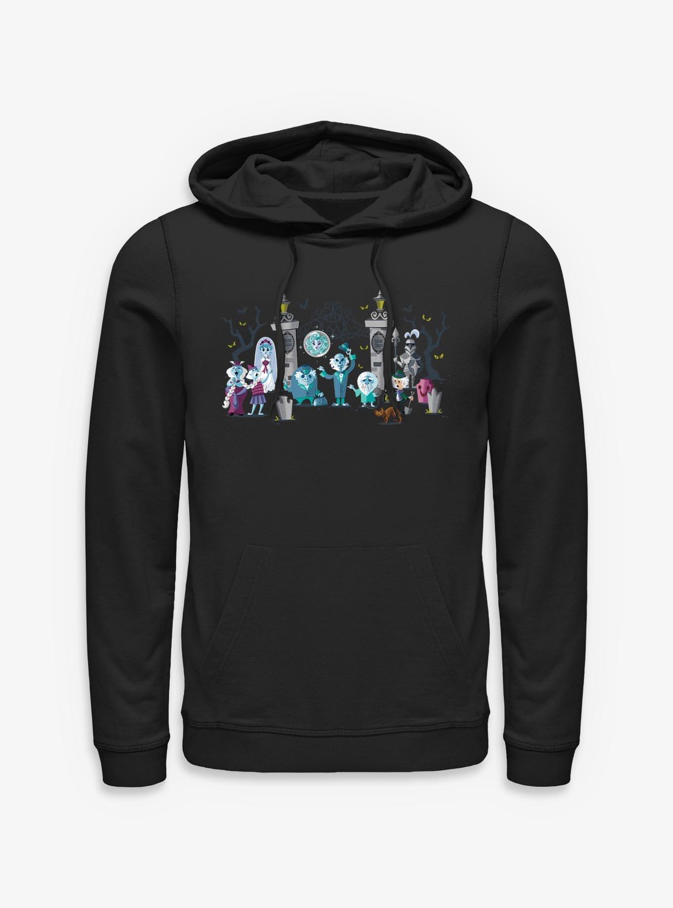 Disney Haunted Mansion Entrance Mansion Characters Hoodie