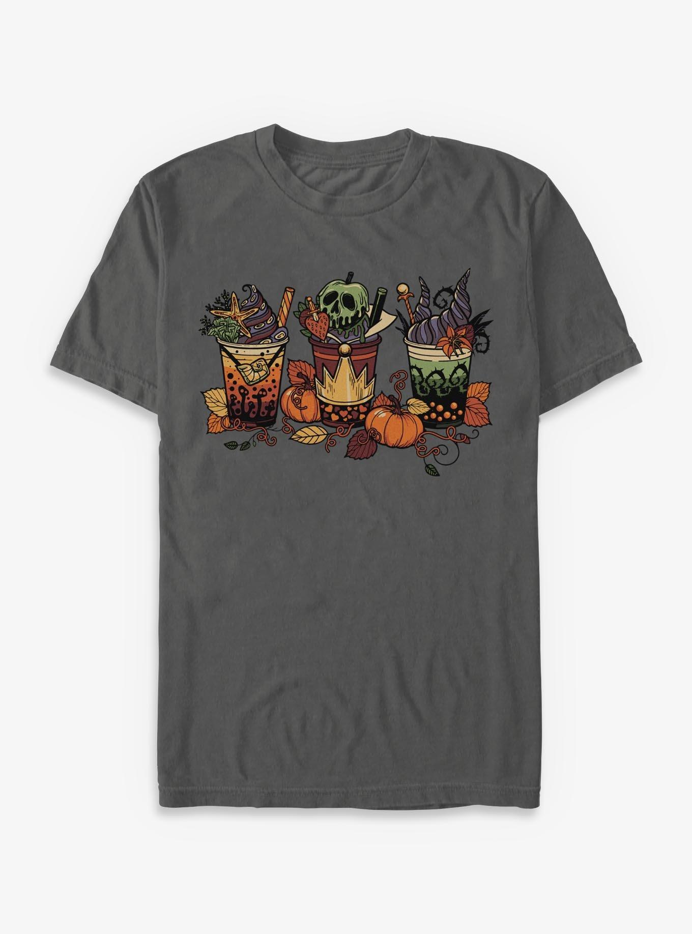 Disney Villains Villain Fall Drinks Garment Dye T-Shirt, , hi-res
