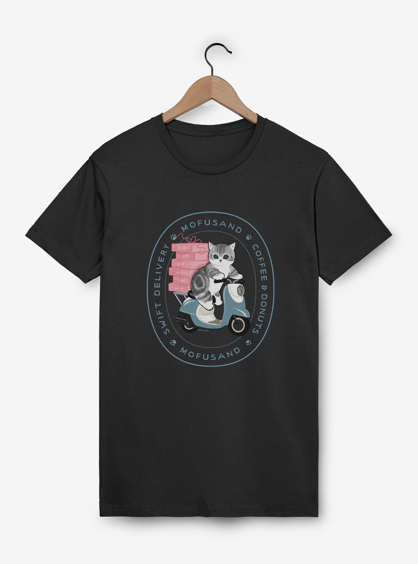 Mofusand Coffee & Donuts Swift Delivery T-Shirt, , hi-res
