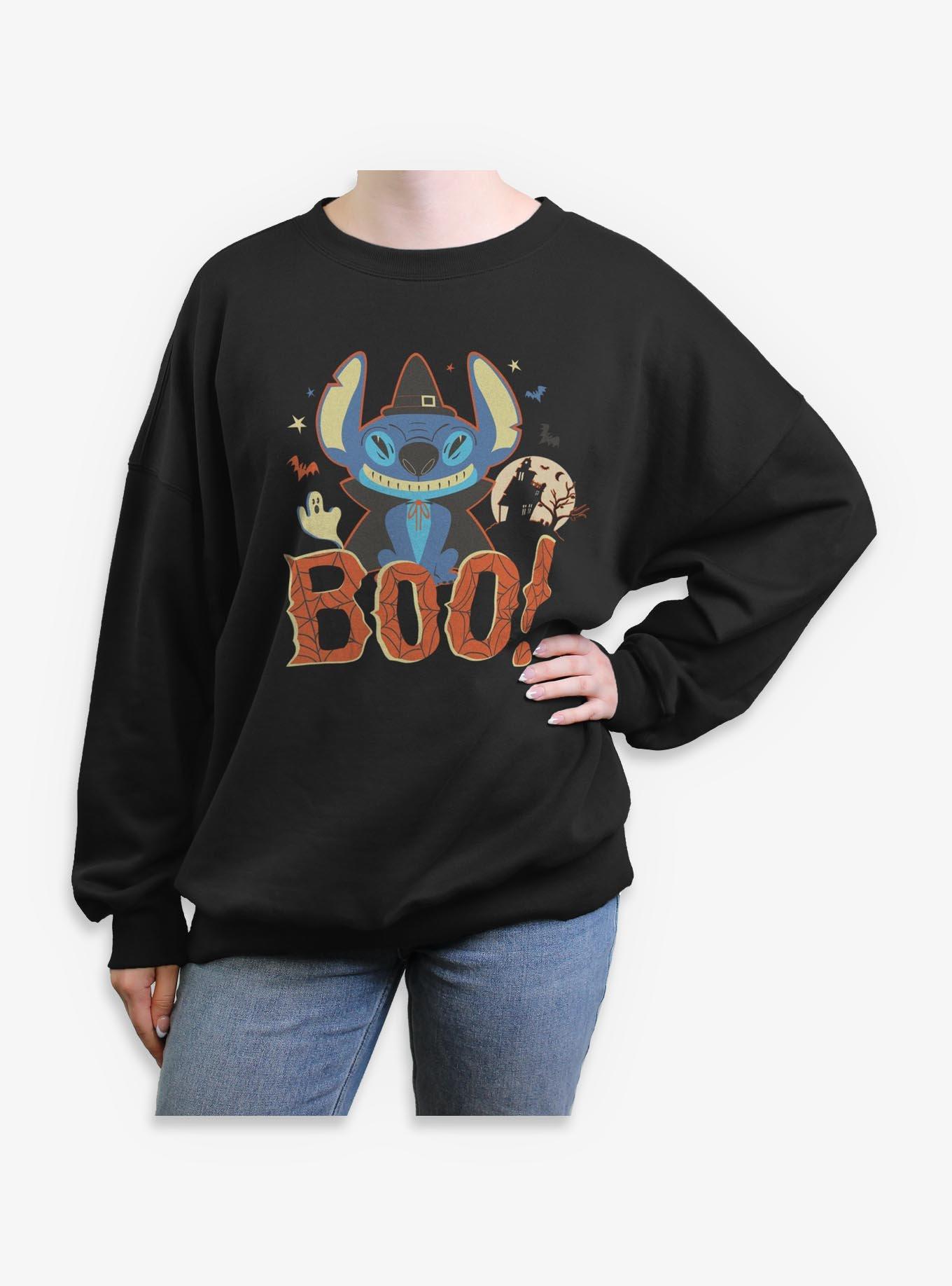 Disney Lilo & Stitch Boo Stitch Womens Oversized Sweatshirt, , hi-res