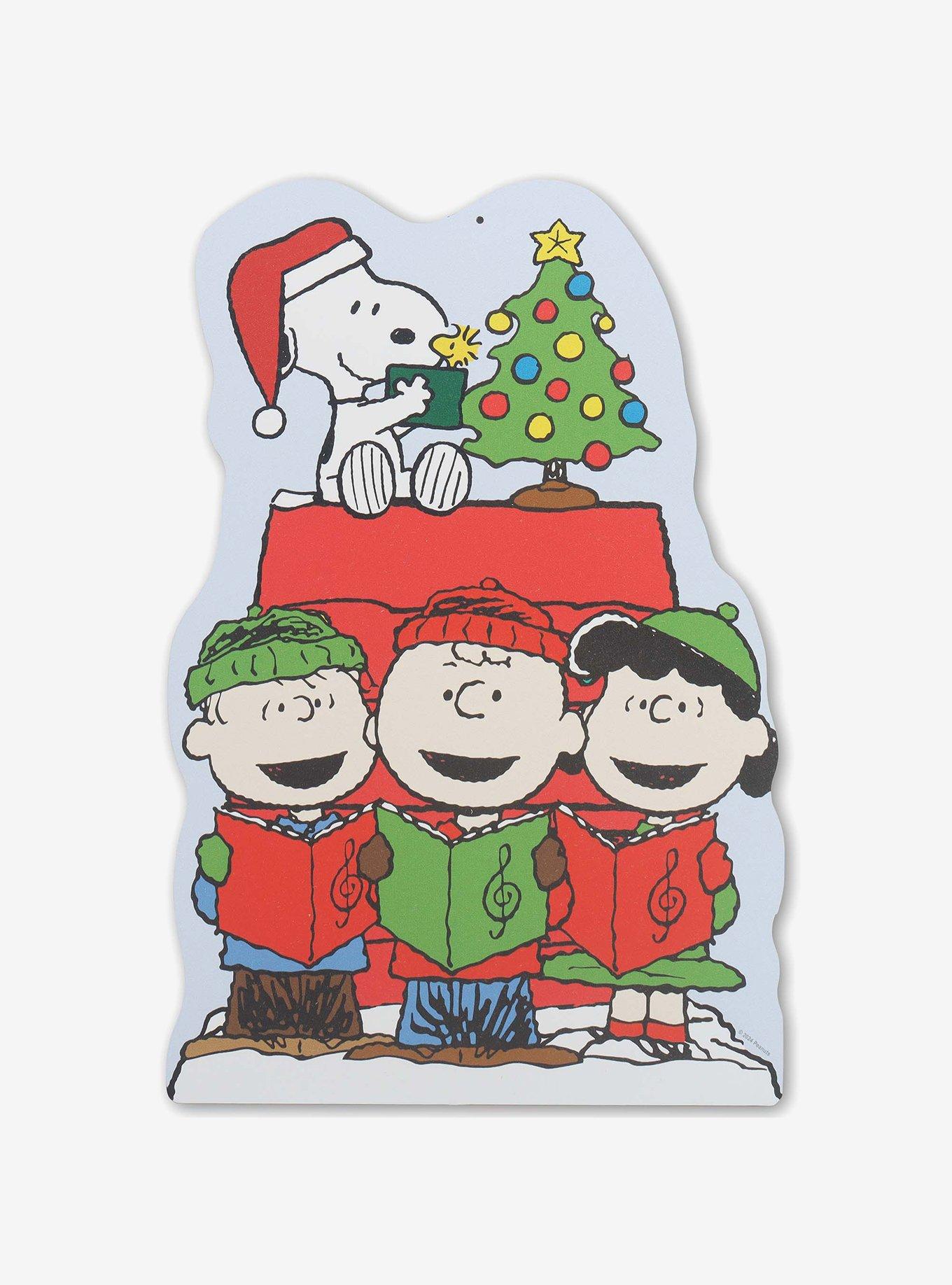 Peanuts Christmas Caroling Metal Sign, , hi-res