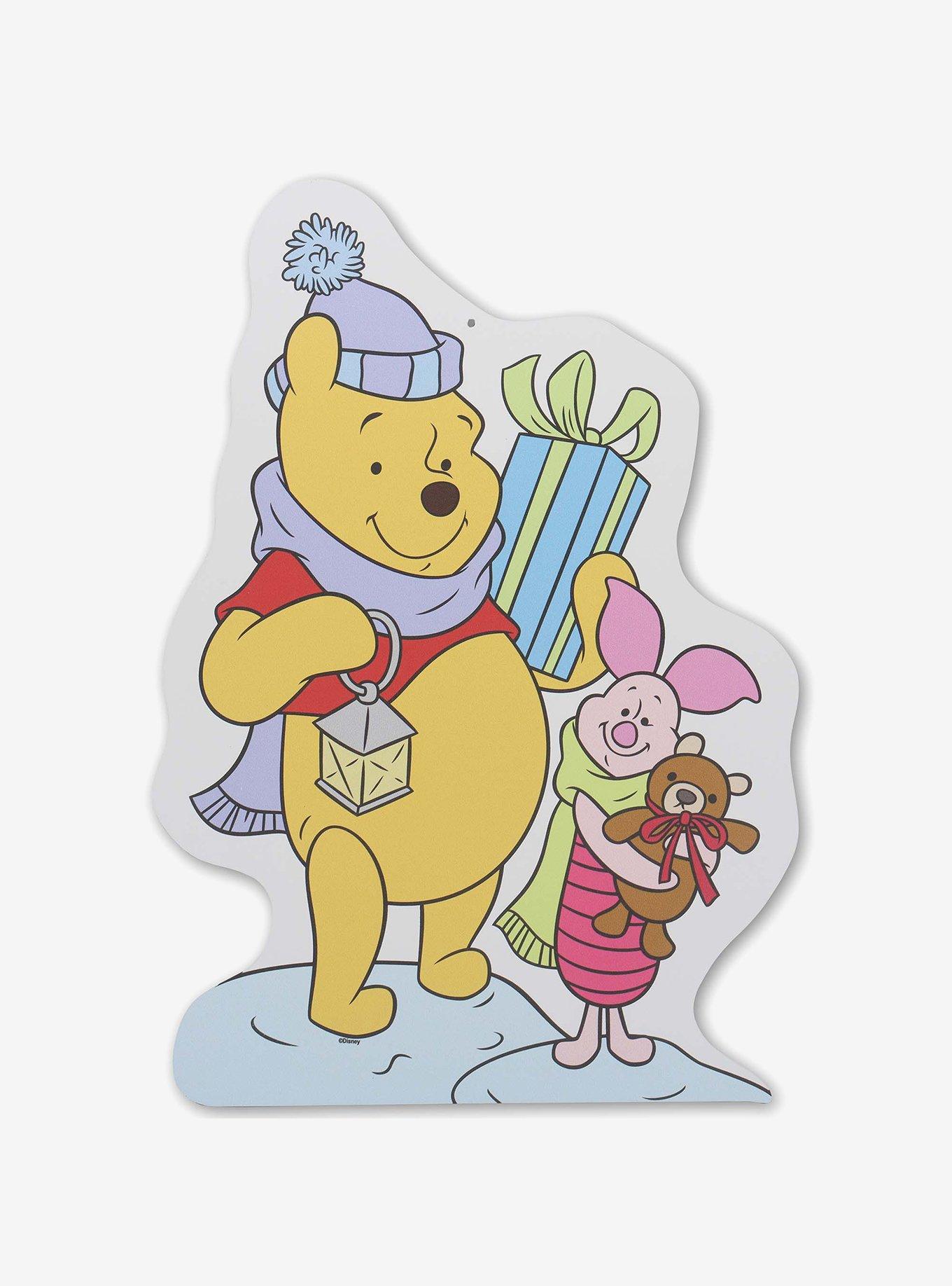 Disney Winnie The Pooh & Piglet Winter Attire Metal Sign, , hi-res