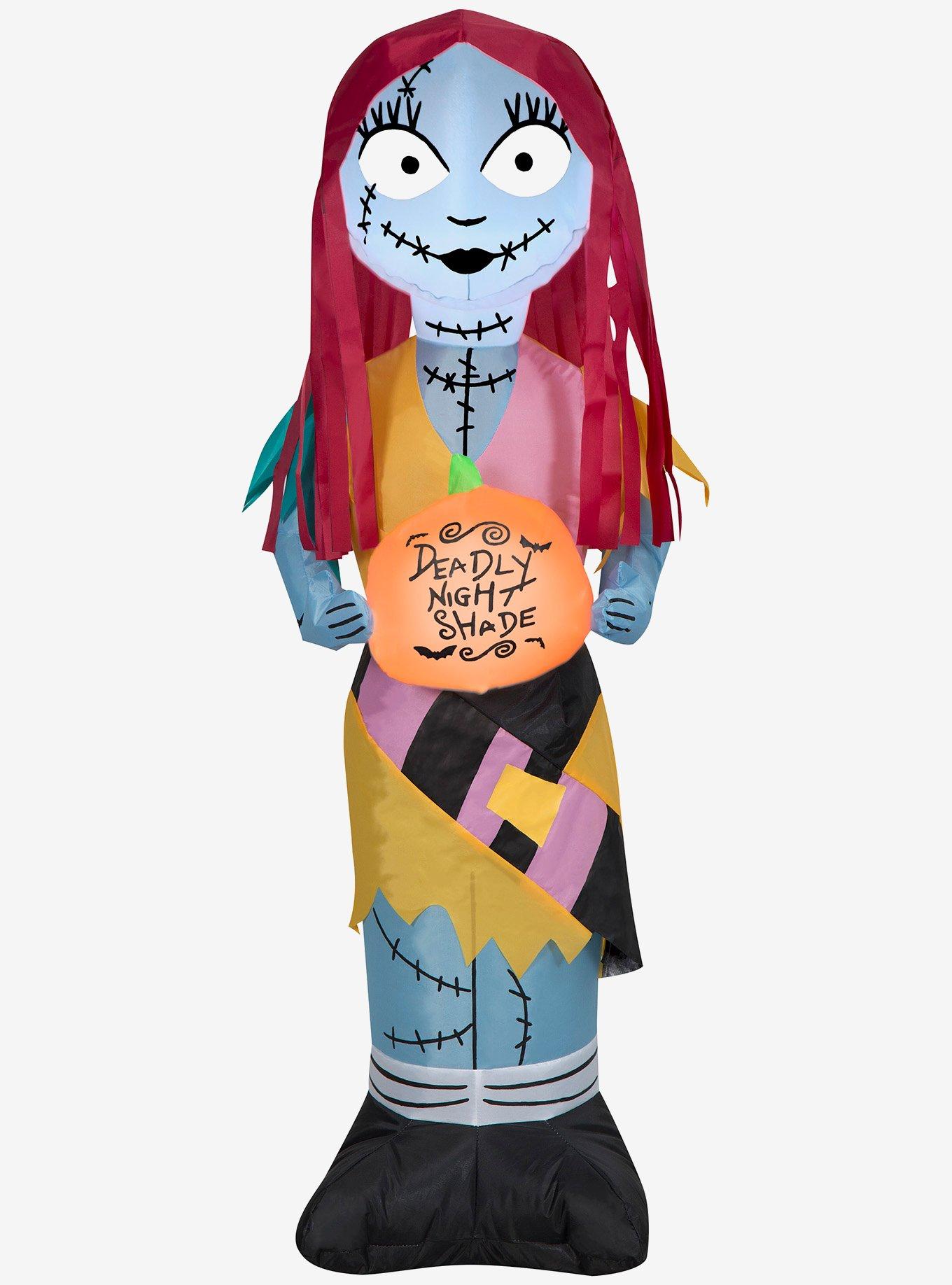 Disney Nightmare Before Christmas Sally with Pumpkin Airblown Inflatable, , hi-res