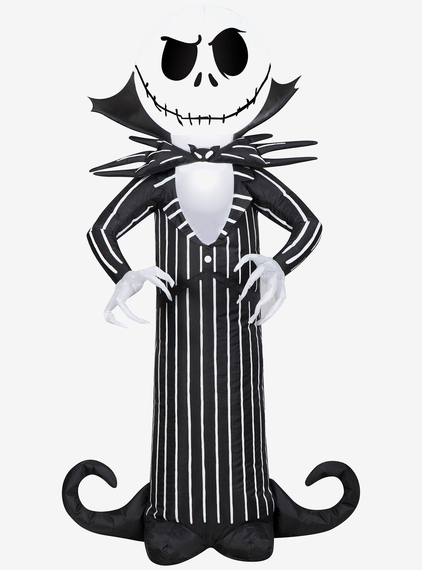 Disney Nightmare Before Christmas Jack Skellington with Stylized Collar Airblown Inflatable, , hi-res