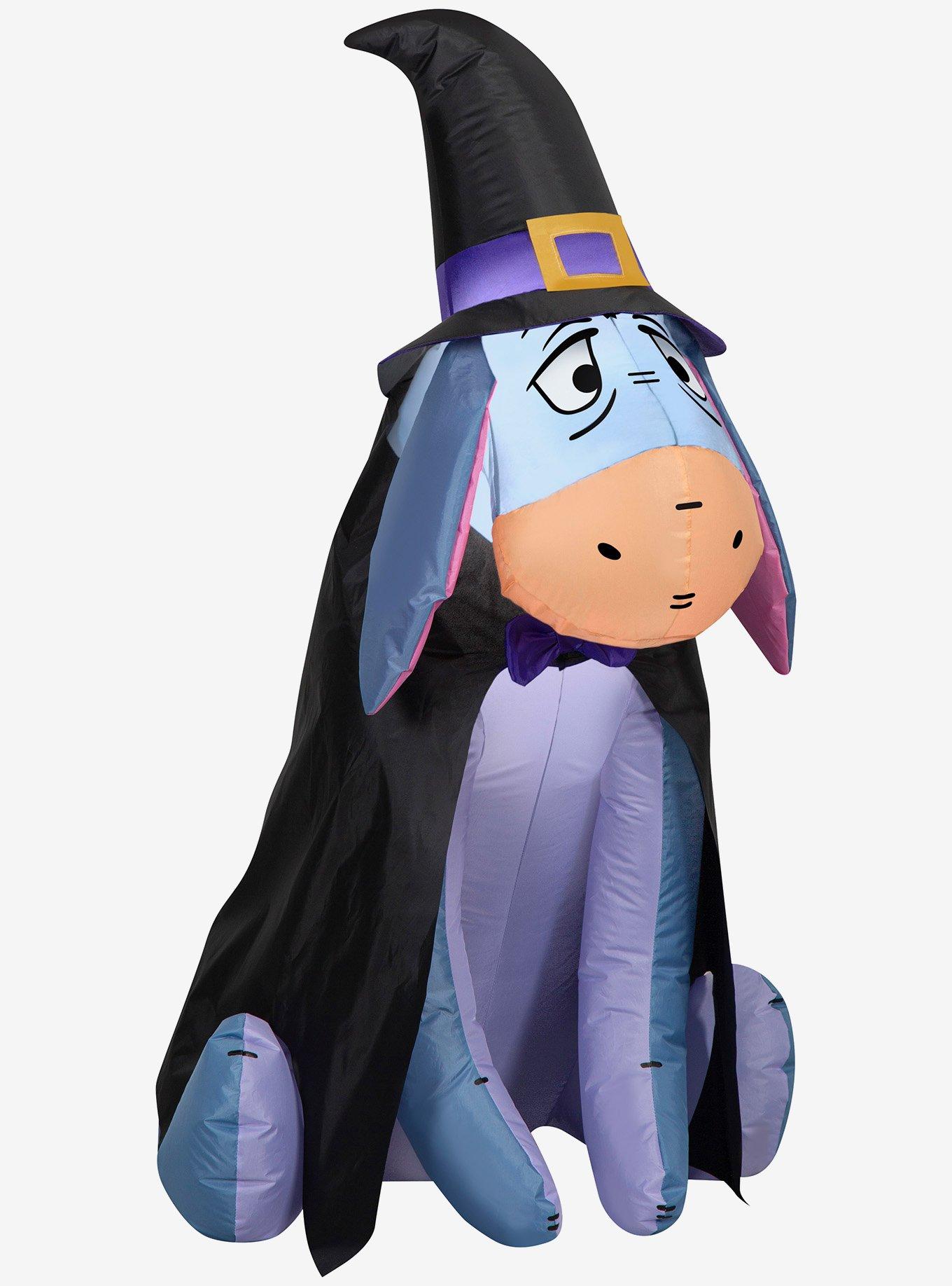 Disney Winnie The Pooh Eeyore In Witch Costume Airblown Inflatable, , hi-res