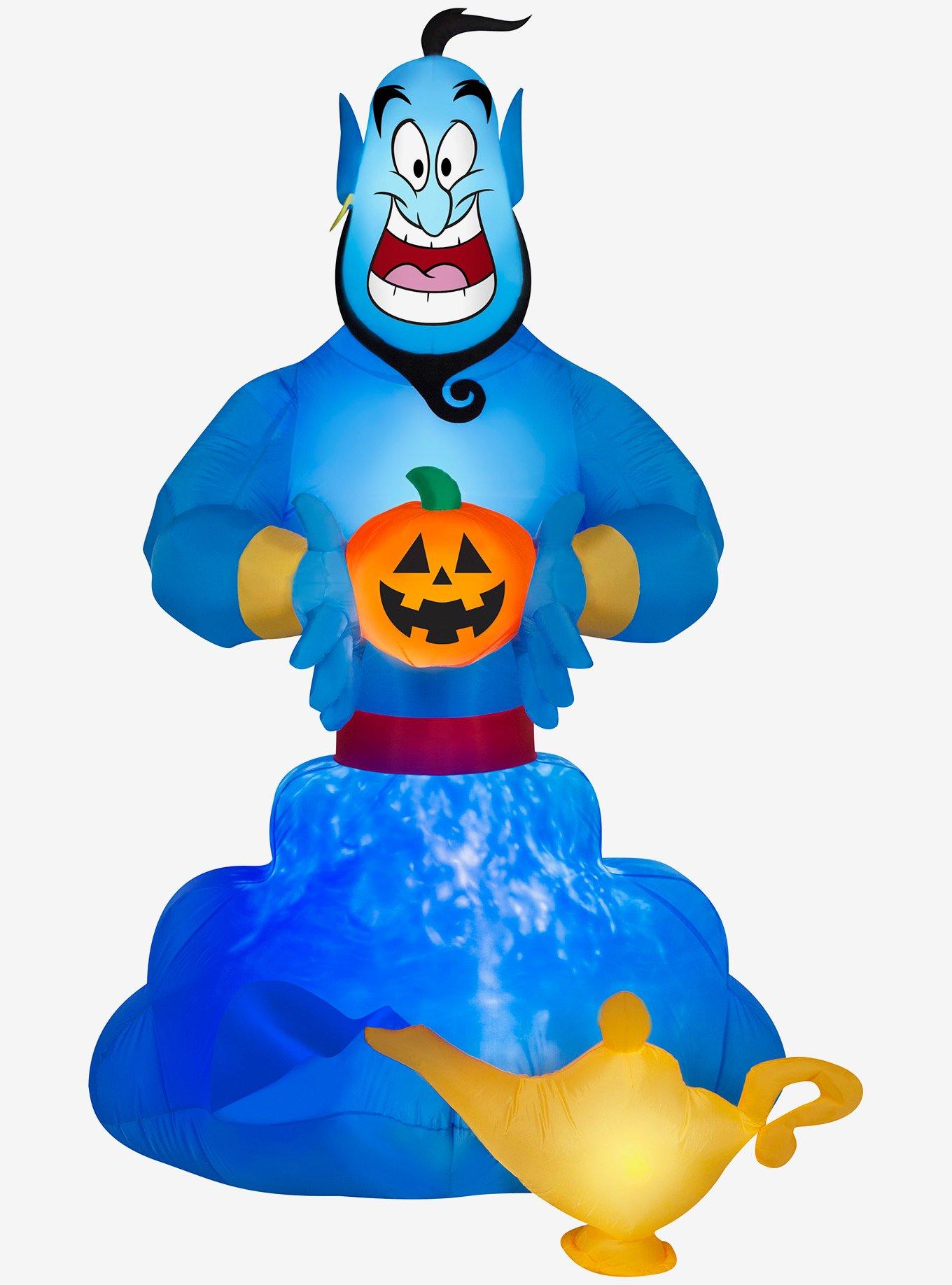 Disney Aladdin Genie Scene Projection Airblown Inflatable, , hi-res