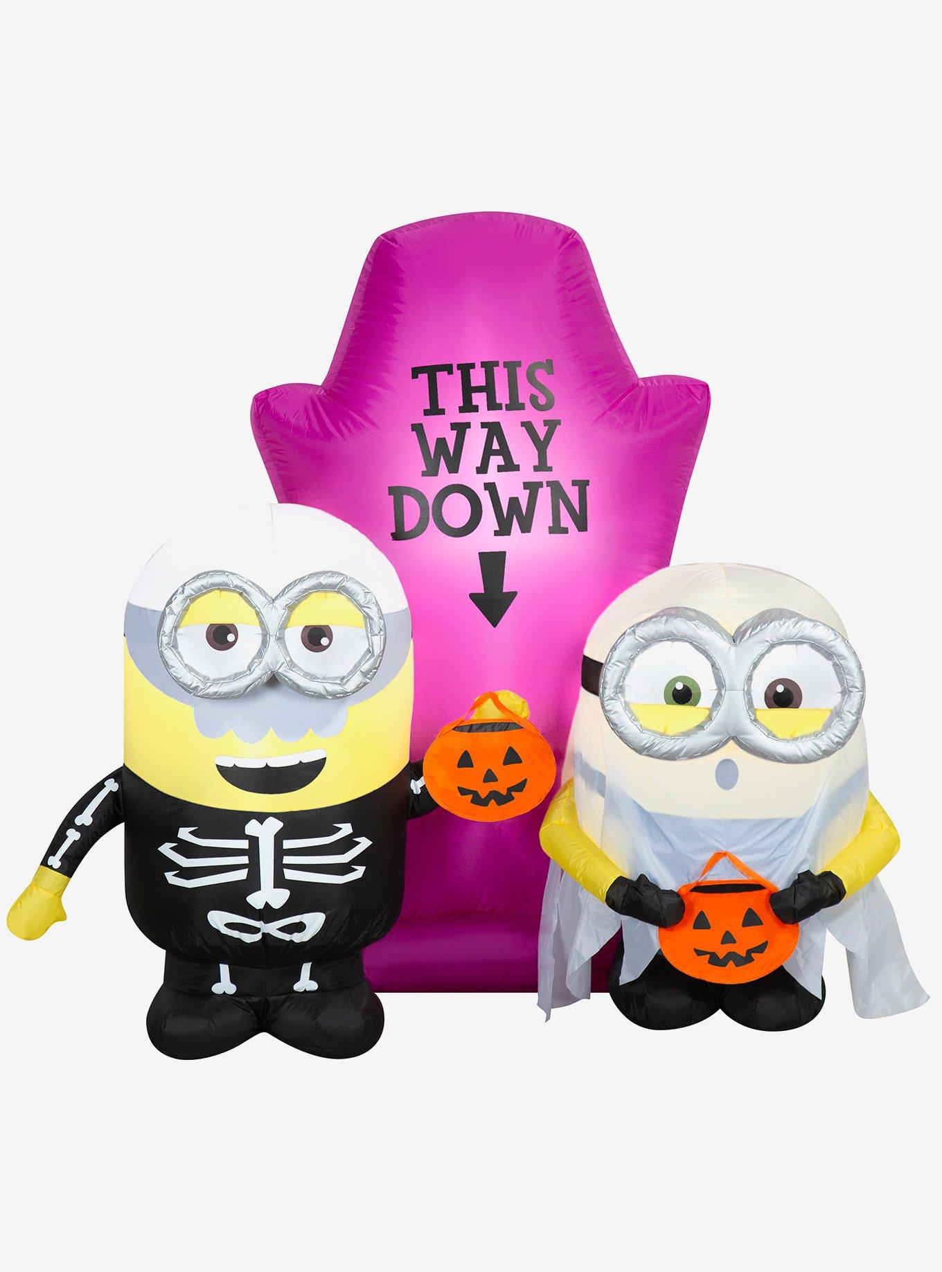 Minions Halloween Scene Airblown Inflatable, , hi-res