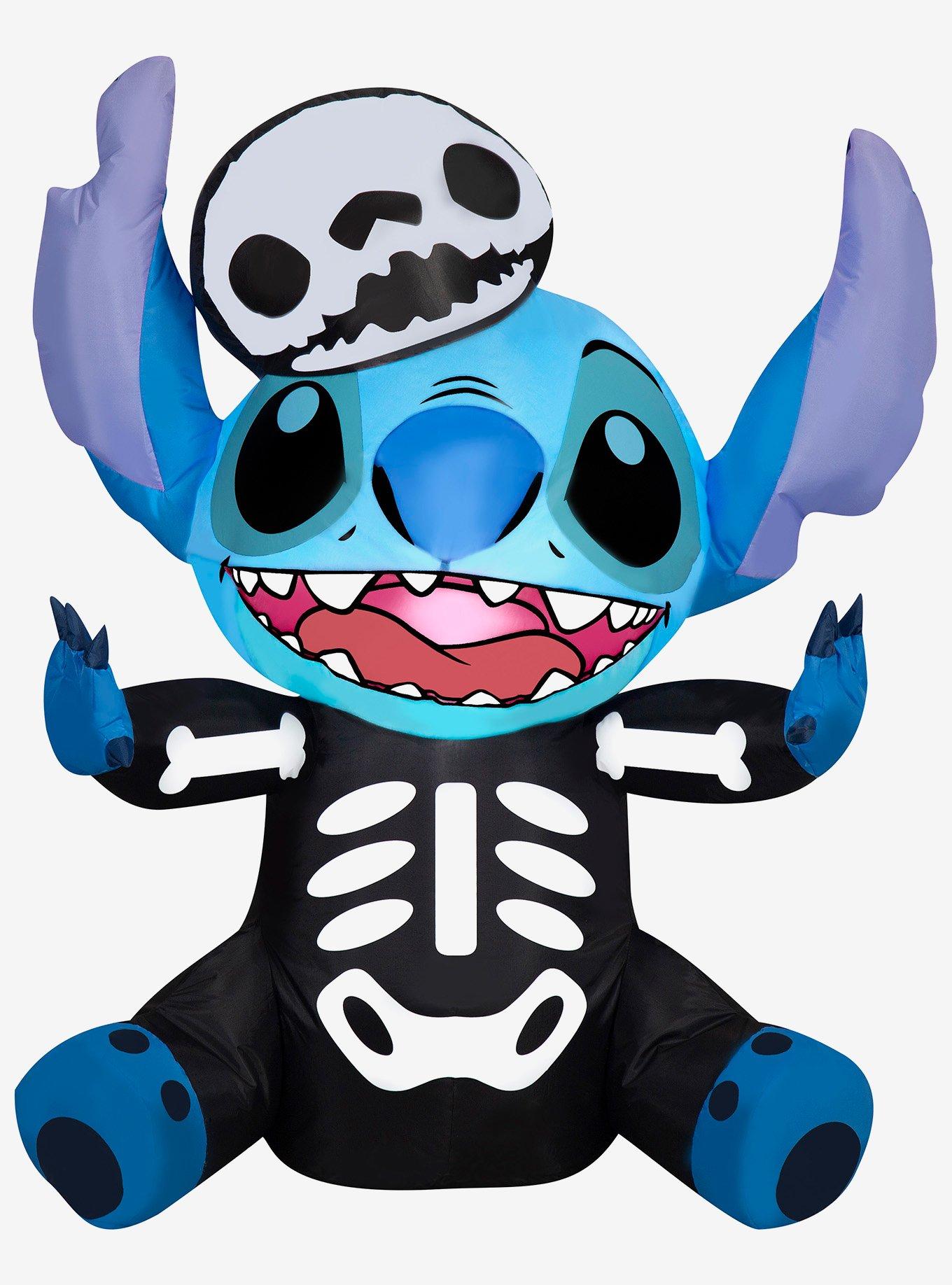 Disney Lilo and Stitch Stitch as Skeleton Airblown Inflatable, , hi-res