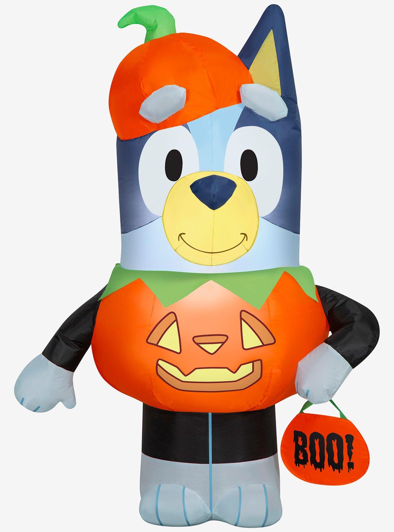Bluey in Jack O' Lantern Costume Airblown Inflatable, , hi-res