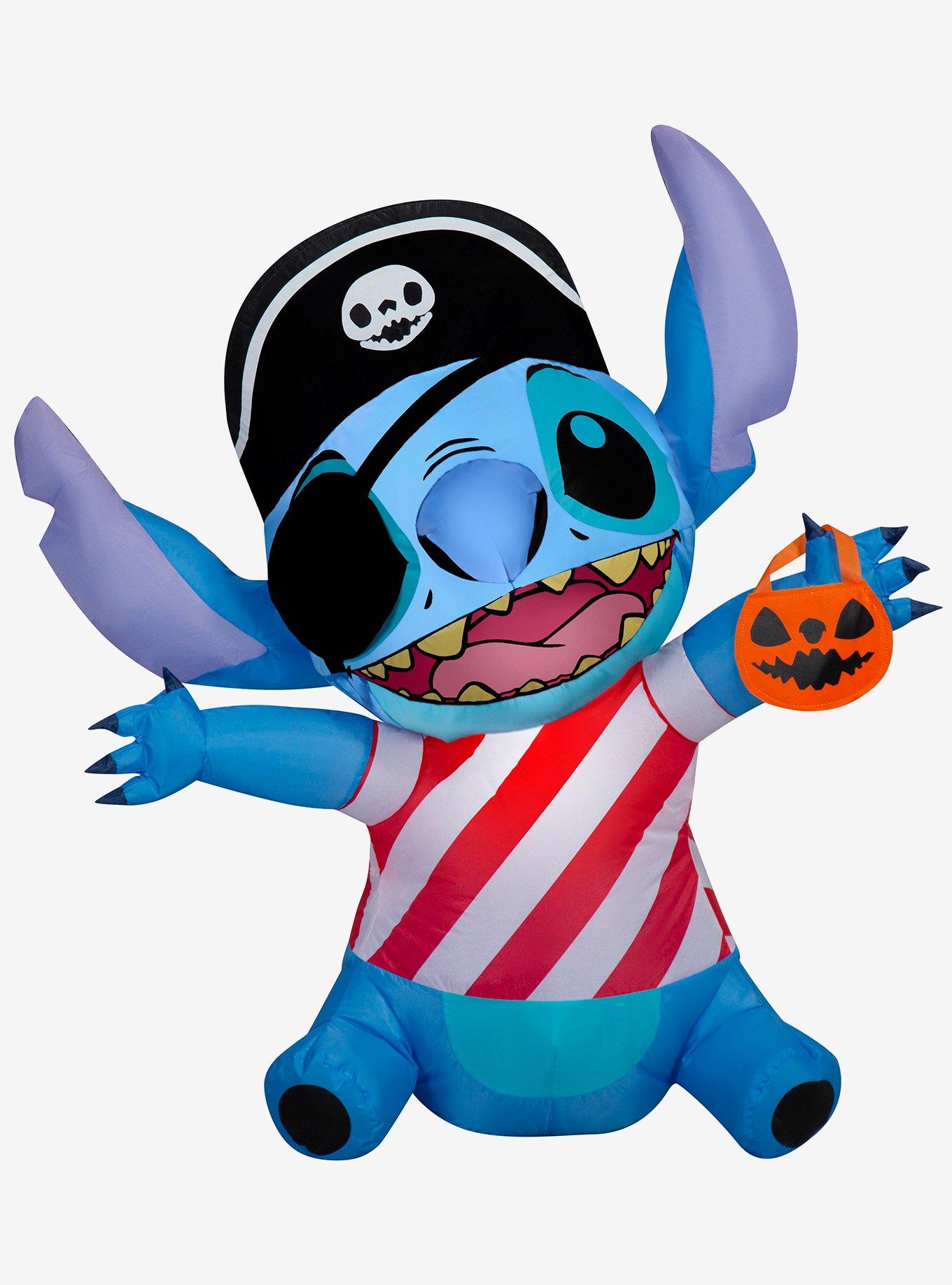 Disney Lilo and Stitch Stitch Pirate Costume Airblown Inflatable, , hi-res