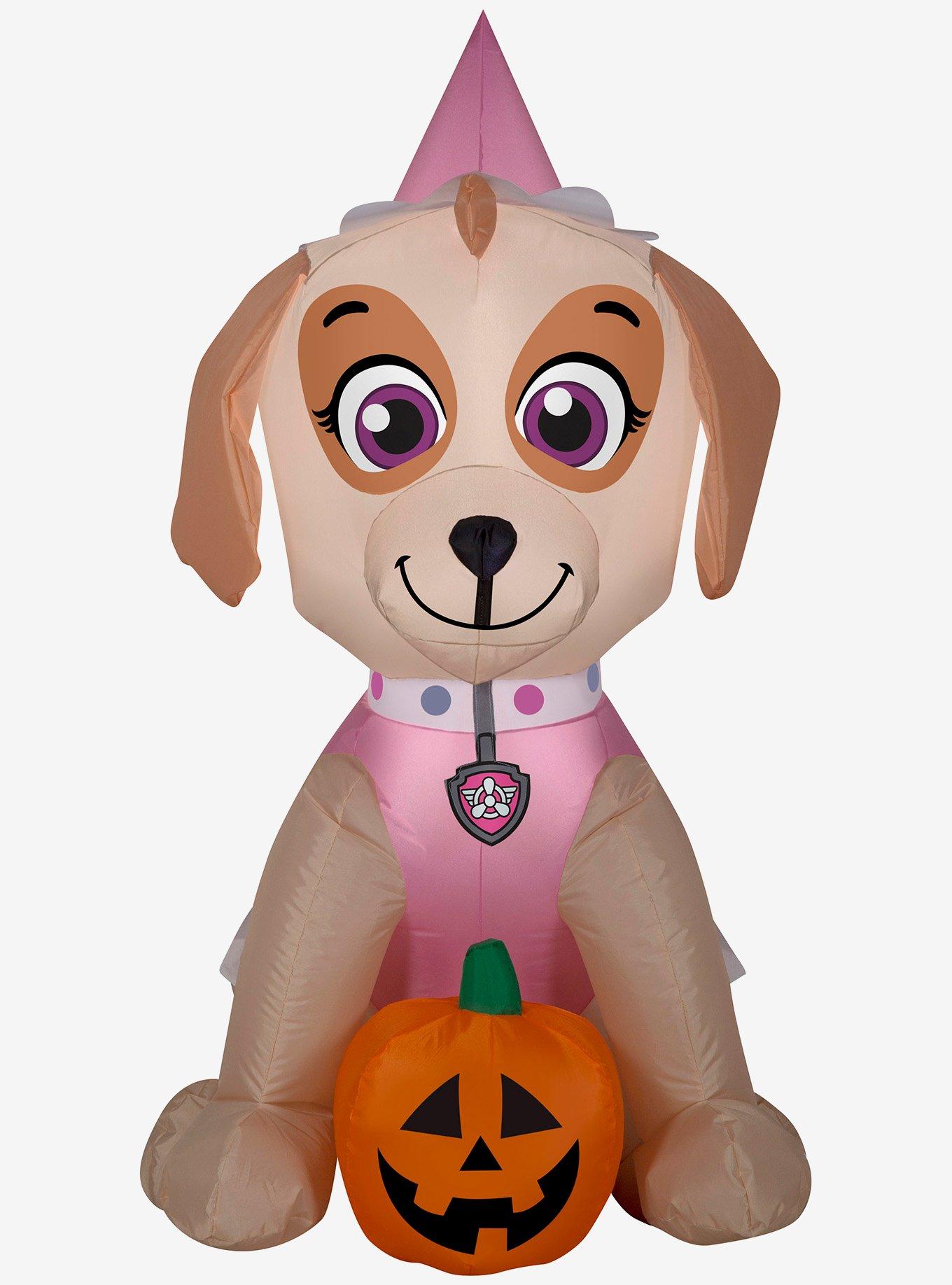 Paw Patrol Skye with Pumpkin Airblown Inflatable, , hi-res
