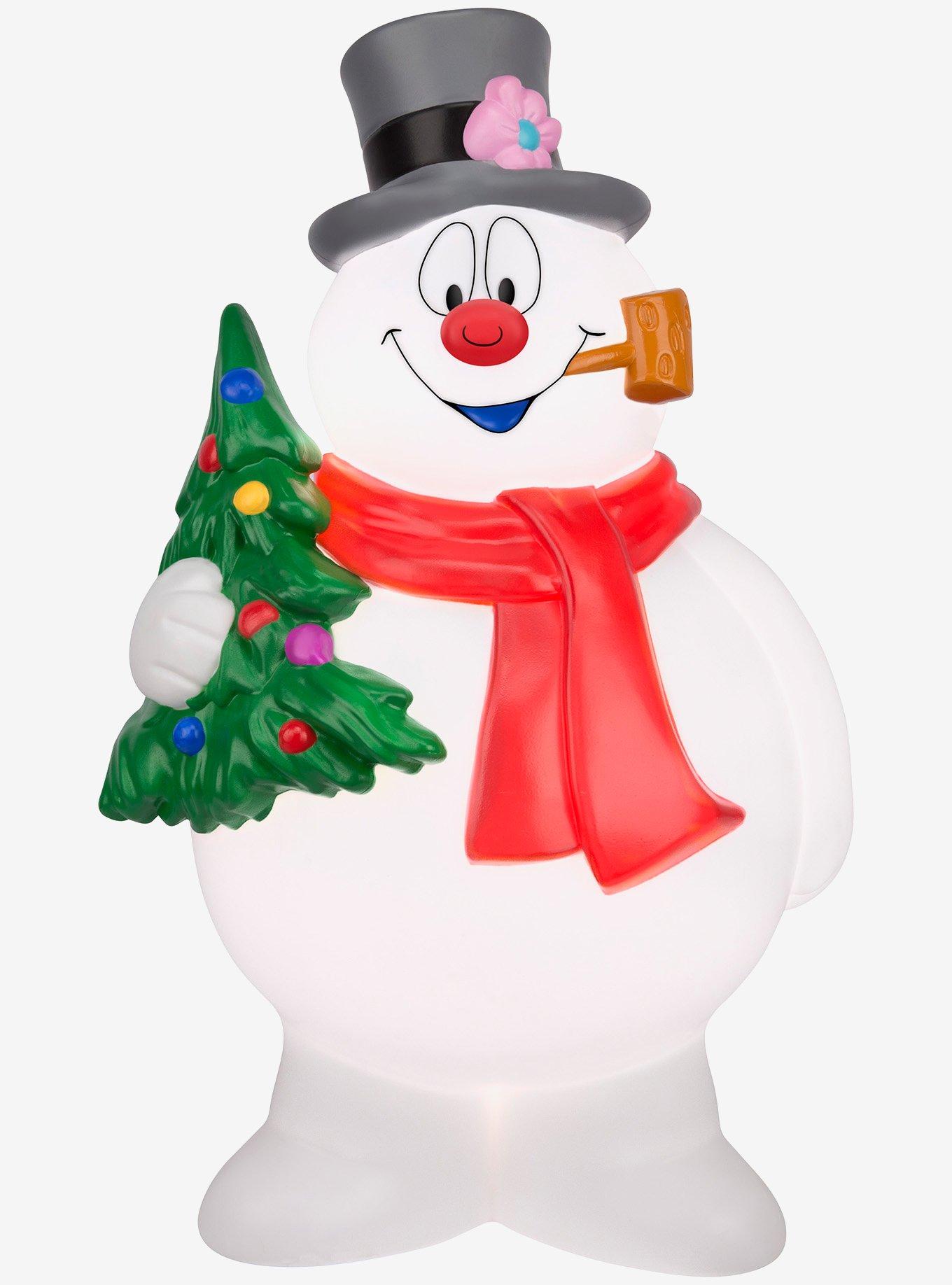 Frosty the Snowman Frosty with Tree Lighted Blow Mold Outdoor Decor, , hi-res