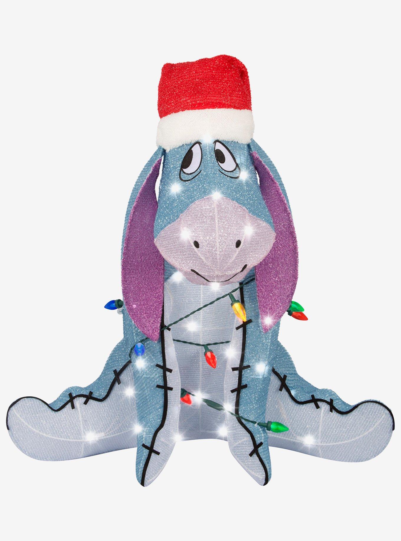Disney Winnie The Pooh Eeyore Disney Lighted Tinsel Sculpture, , hi-res