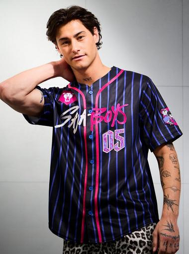THE BOYZ ZENERATION RUGBY T SHIRT ヒョンジェ THE BOYZ - Rugby T-Shirt [WORLD TOUR : ZENERATION2 Official MD