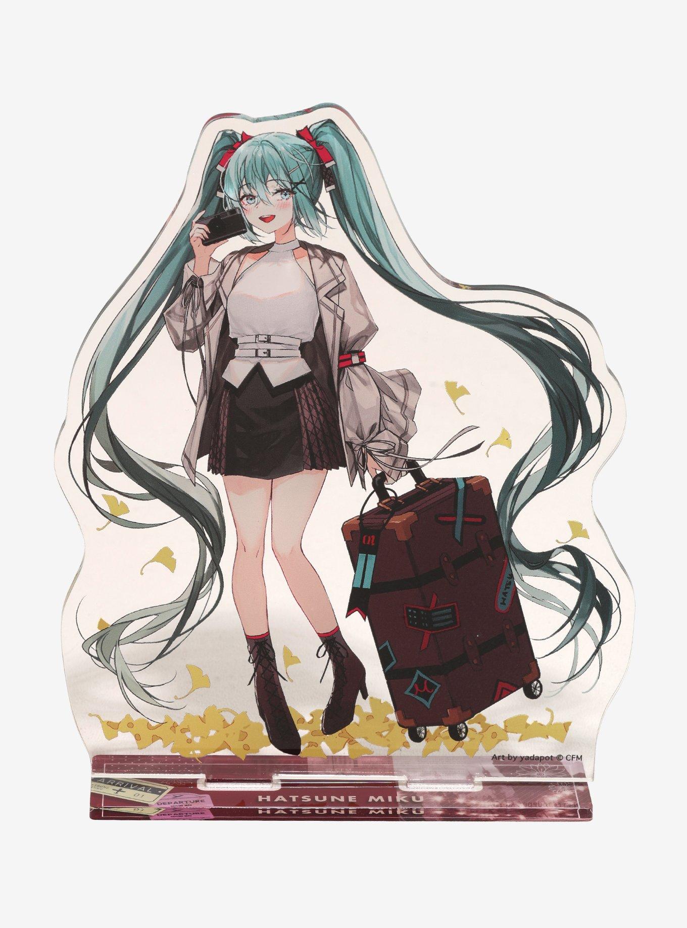 Hatsune Miku Camera Suitcase Acrylic Stand, , hi-res