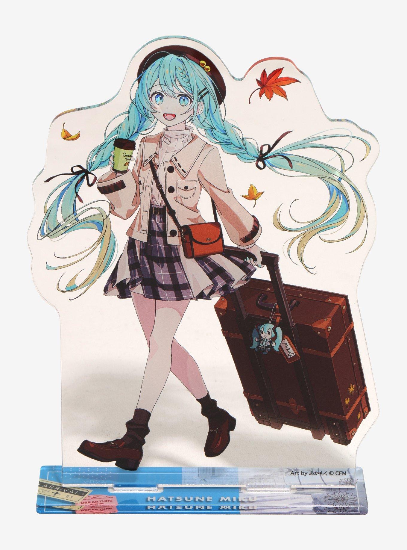 Hatsune Miku Coffee Suitcase Acrylic Stand, , hi-res