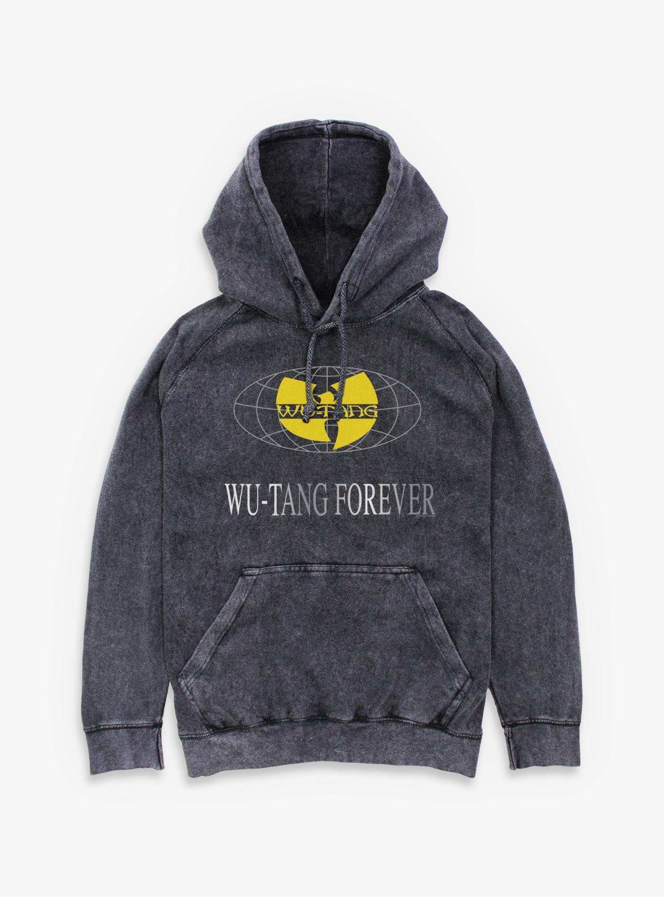 Wu-Tang Clan Wu-Tang Forever Mineral Wash Hoodie - BLACK | Hot Topic